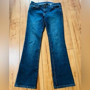 Abercrombie & Fitch Vintage Low Rise Dark Blue Flare Jeans